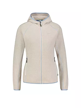 MERU | Chaqueta polar de mujer Horta con capucha | beige